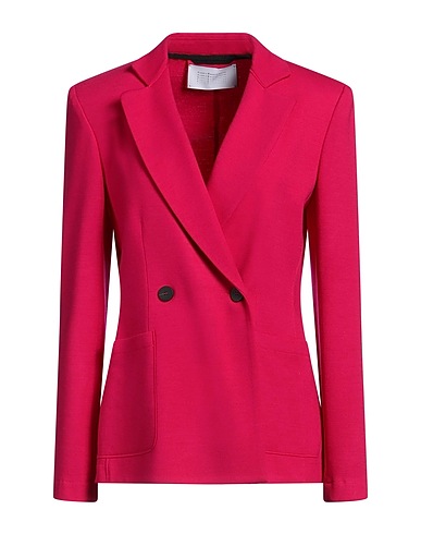 HARRIS WHARF LONDON Blazer Fuchsia 100% Virgin Wool