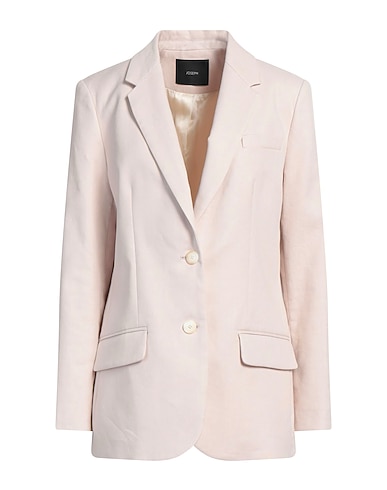 JOSEPH Blazer Light pink 66% Linen, 32% Cotton, 2% Elastane