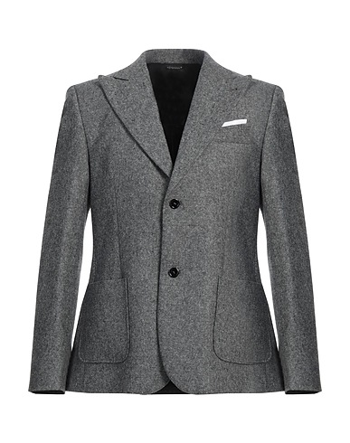 GREY DANIELE ALESSANDRINI Blazers Grau 60% Wolle, 35% Polyester, 5% Polyamid
