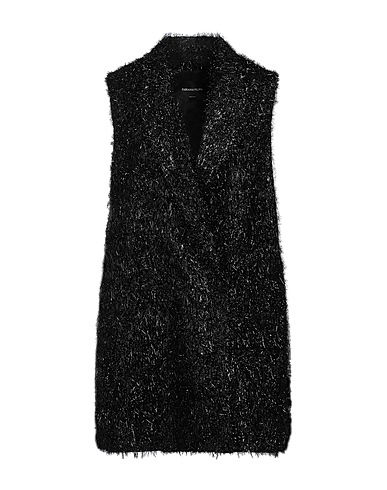 FABIANA FILIPPI Blazer Black 47% Viscose, 38% Metal, 15% Polyamide
