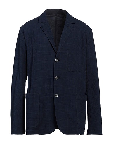 ASPESI Blazer Midnight blue 99% Cotton, 1% Elastane
