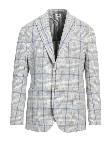 LUIGI BORRELLI NAPOLI Blazer Grigio 80% Lana Vergine, 20% Seta