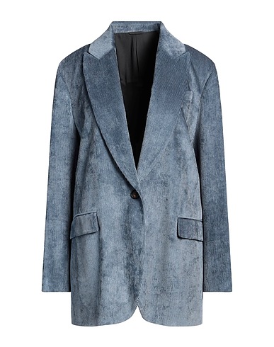 BRUNELLO CUCINELLI Blazer Pastel blue 100% Viscose