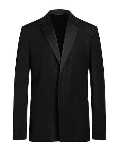 GIVENCHY Blazer Black 100% Wool, Polyester, Silk
