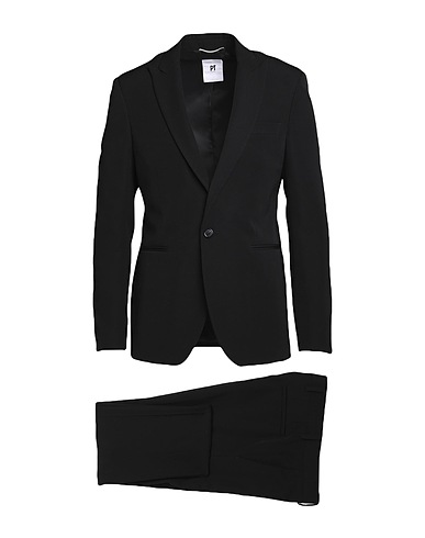 PT Torino Suits Black 100% Virgin Wool