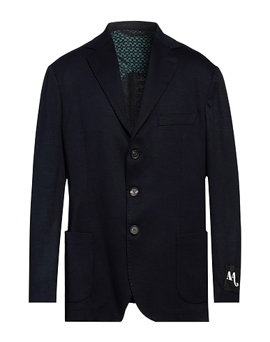 DOPPIAA Blazer Midnight blue 50% Virgin Wool, 50% Acetate