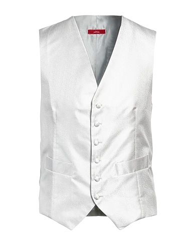 ALTEA Suit vest Light grey 100% Silk