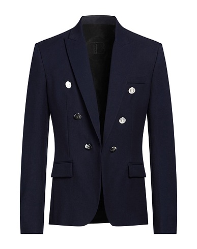 BALMAIN Blazer Midnight blue 100% Wool