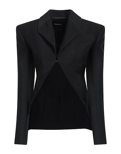 MUGLER Giacca Nero 76% Viscosa, 24% Lana Vergine