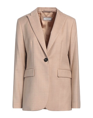 PESERICO Blazer Beige 98% Virgin Wool, 1% Polyamide, 1% Metallic fiber
