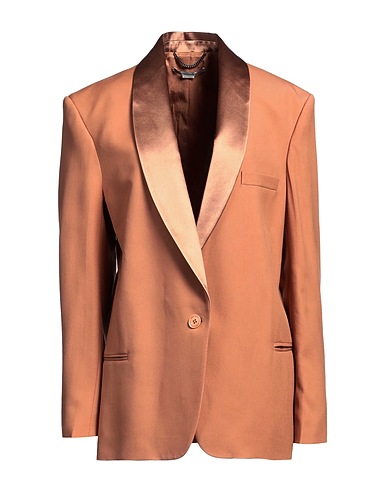 STELLA McCARTNEY Blazer Camel 100% Wool, Viscose, Silk