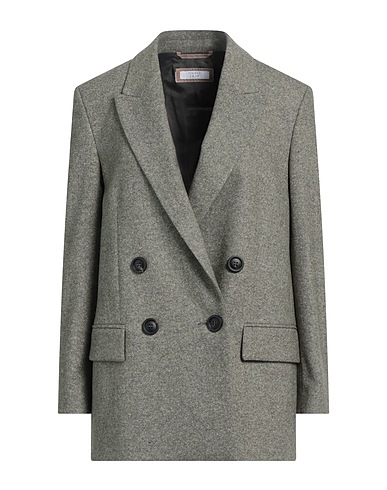 PESERICO Giacca EASY Verde militare 55% Lana, 29% Poliestere, 8% Poliammide, 7% Seta, 1% Elastan