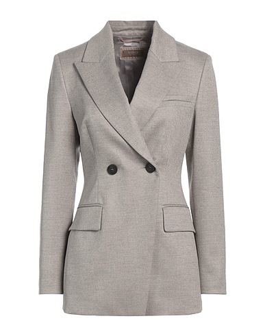 PESERICO Blazer Grey 87% Virgin Wool, 10% Polyester, 2% Polyamide, 1% Elastane