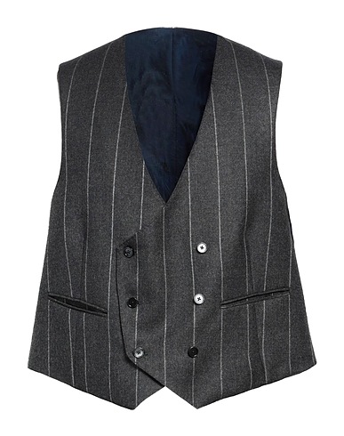 PAL ZILERI Suit vest Grey 100% Wool