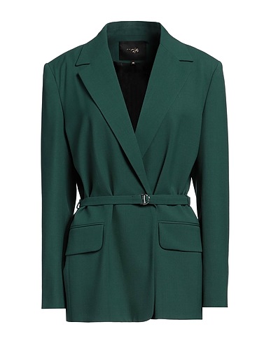 MAJE Blazer Green 53% Polyester, 42% Viscose, 5% Elastane