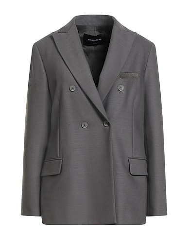 FABIANA FILIPPI Blazer Lead 53% Polyester, 43% Virgin Wool, 4% Elastane