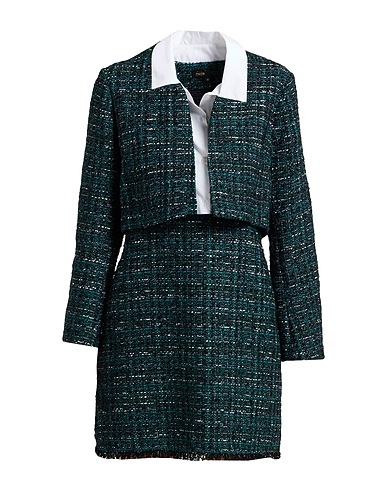 MAJE Suit Dark green 34% Acrylic, 34% Cotton, 18% Polyester, 11% Wool, 3% Textile fibres