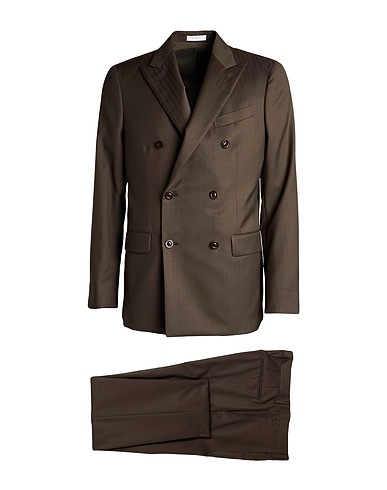 BOGLIOLI Abito Verde militare 100% Lana Vergine