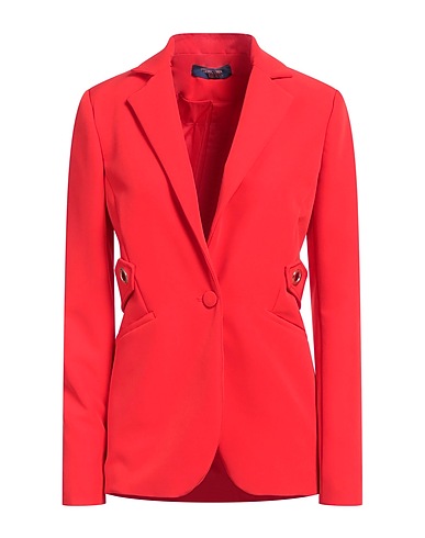 TRUSSARDI JEANS Blazer Red 90% Polyester, 10% Elastane