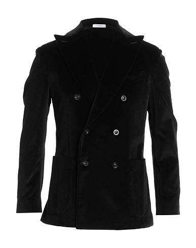 BOGLIOLI Blazer Black 98% Cotton, 2% Elastane