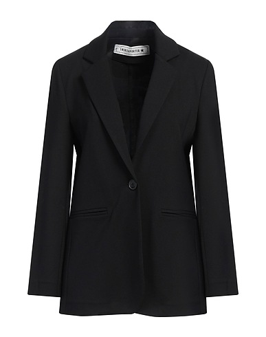 SHIRTAPORTER Blazer Black 65% Viscose, 32% Nylon, 3% Elastane