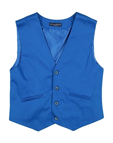 MANUELL & FRANK Panciotto Blu china 98% Cotone, 2% Elastan