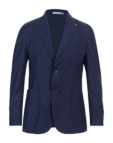 HERMAN & SONS Blazer Midnight blue 70% Polyester, 28% Viscose, 2% Elastane
