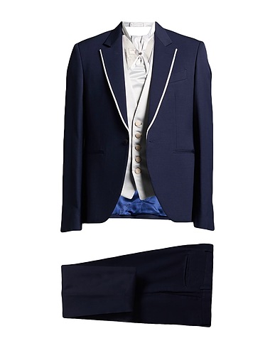 CARLO PIGNATELLI CERIMONIA Suits Navy 78% Viscose, 22% Virgin Wool