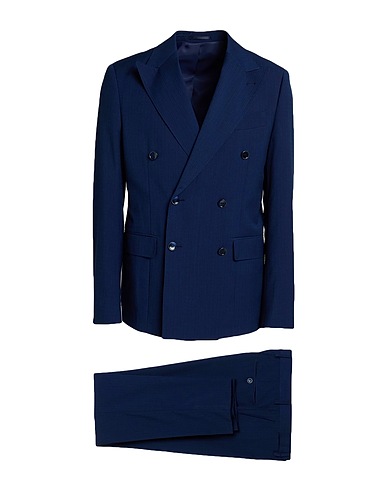 HERMAN & SONS Suits Navy blue 80% Polyester, 20% Viscose