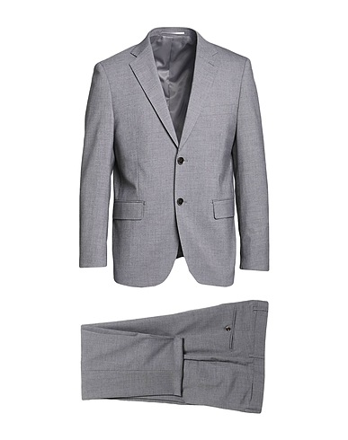 HERMAN & SONS Suits Grey 89% Polyester, 9% Viscose, 2% Elastane