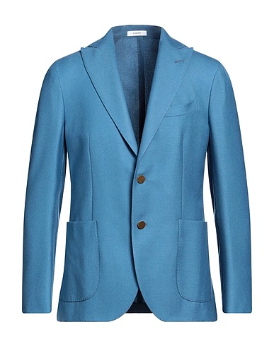 BOGLIOLI Blazer Pastel blue 100% Virgin Wool