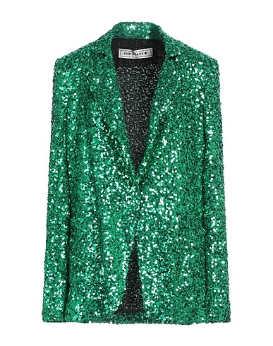 SHIRTAPORTER Blazer Emerald green 97% Polyester, 3% Elastane