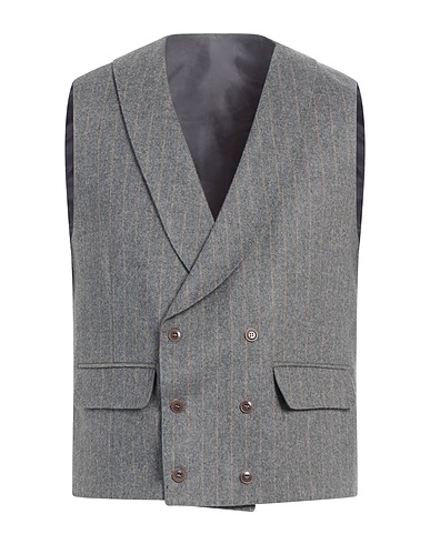 OUT/FIT Waistcoat Grey 49% Acrylic, 25% Polyester, 20% Wool, 5% Other Fibres, 1% Elastane