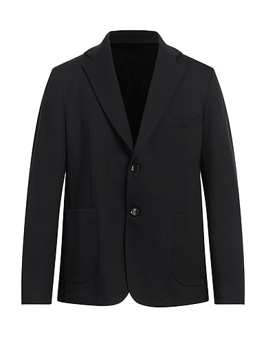 OUT/FIT Blazer Black 64% Viscose, 31% Polyamide, 5% Elastane