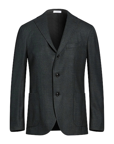 BOGLIOLI Blazer Dark green 99% Virgin Wool, 1% Elastane