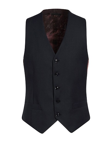 GIORGIO ARMANI Suit vest Lead 100% Virgin Wool