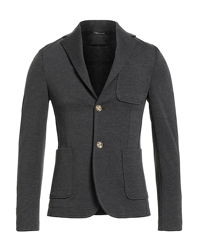 GREY DANIELE ALESSANDRINI Blazer GRIGIO 77% Polyester, 18% Viscose, 5% Elastane