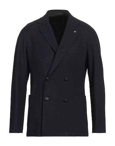 TAGLIATORE Blazer Navy 43% Virgin Wool, 33% Viscose, 22% Polyester, 2% Elastane