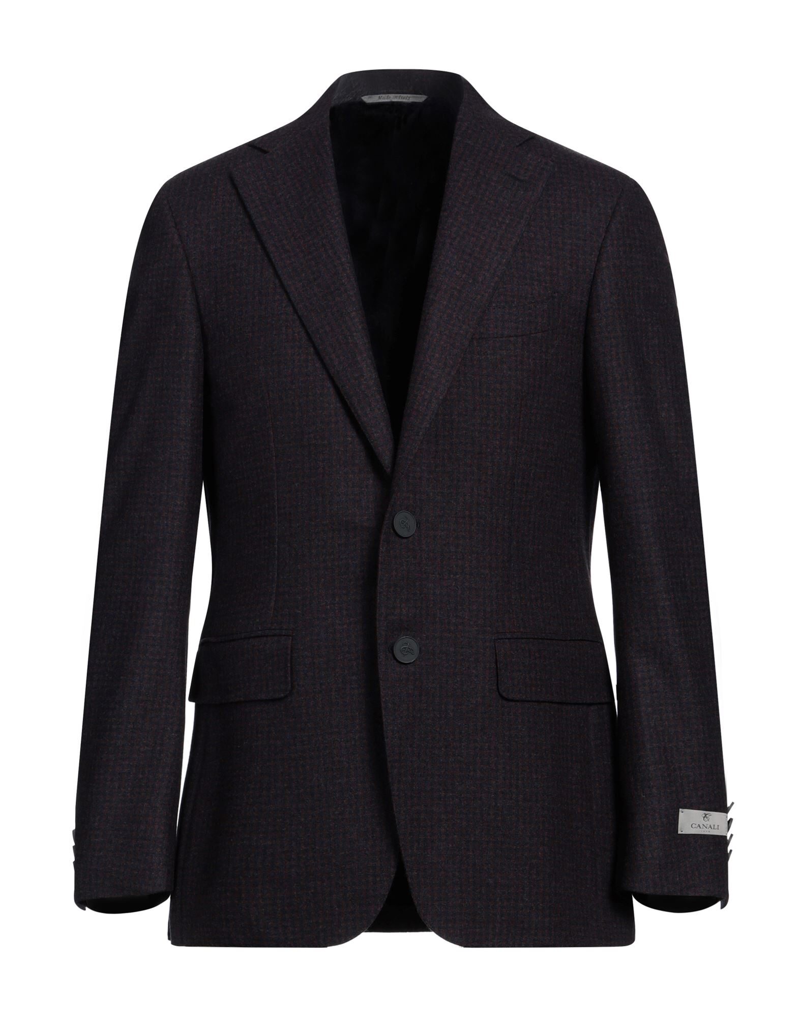 CANALI セットアップ スーツ イタリア製 CANALI セットアップ スーツ ネイビー ウール ストライプ イタリア製 L