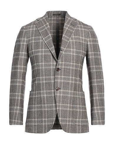 SARTORIO Blazer Grey 87% Virgin Wool, 8% Silk, 5% Linen