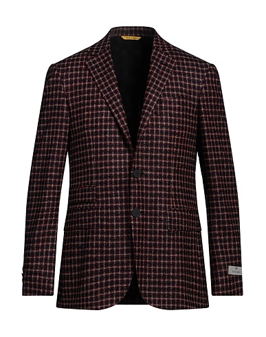 CANALI Blazer Bordeaux 95% Lana, 5% Poliammide