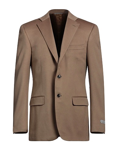 CANALI Blazer Camel 85% Wool, 15% Cashmere