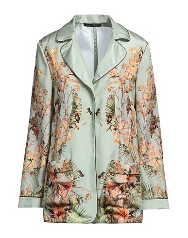 ALBERTA FERRETTI テーラードジャケット ライトグリーン シルク 100%