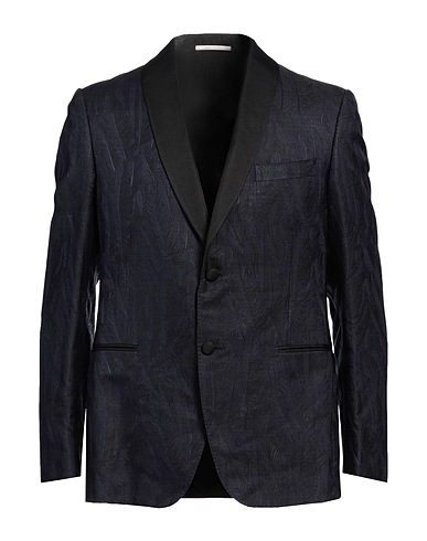 PAL ZILERI Blazer Midnight blue 66% Silk, 34% Wool