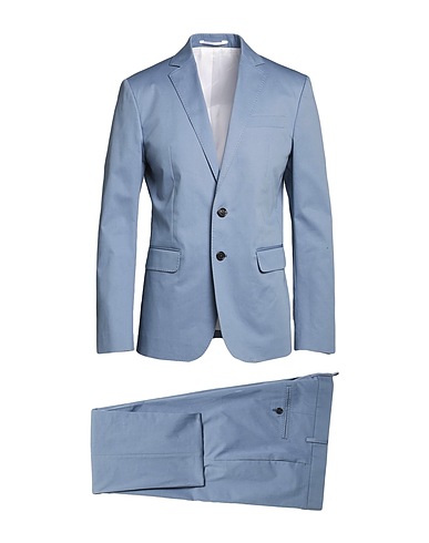 DSQUARED2 スーツ ライトブルー コットン 97% / ポリウレタン 3%