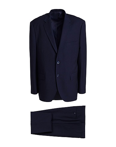 CAVALLI CLASS Suits Midnight blue 70% Polyester, 30% Viscose
