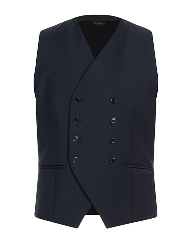 GREY DANIELE ALESSANDRINI Gilet de costume 55% Laine, 41% Polyester, 4% Élasthanne