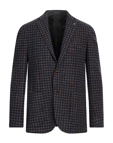 ANGELO NARDELLI Blazer Navy blue 54% Acrylic, 24% Virgin Wool, 22% Polyester