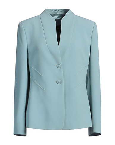 EMPORIO ARMANI Blazer Pastel blue 50% Viscose, 47% Acetate, 3% Elastane, Polyester