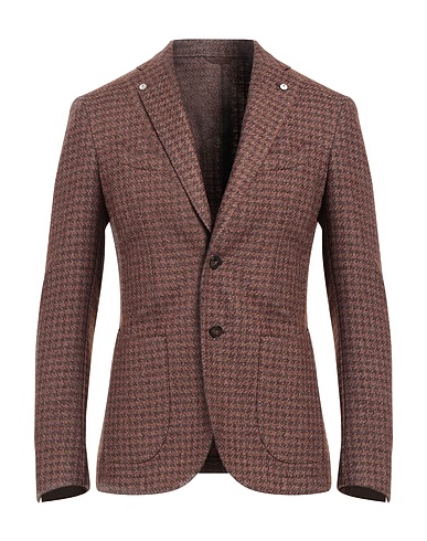 L.B.M. 1911 Blazer Brown 48% Wool, 39% Polyester, 13% Cotton
